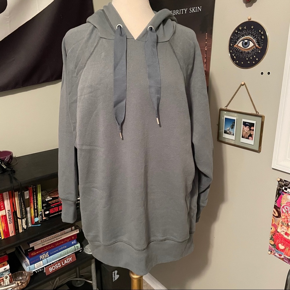 Aerie Sage Green Oversized Hoodie M